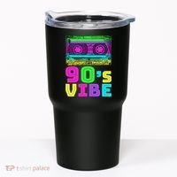 Retro Aesthetic Costume Party 90s Vibe Tumbler thumb 0