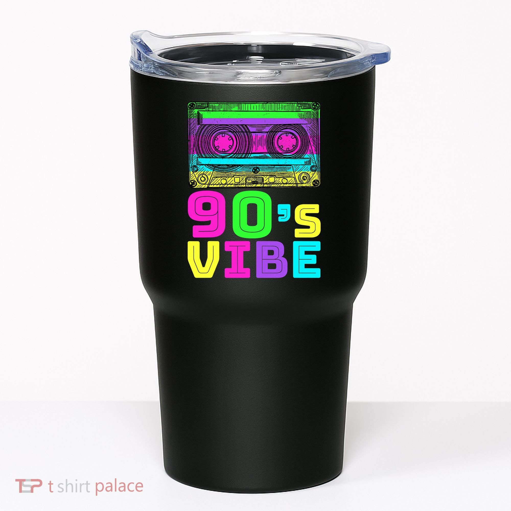 Retro Aesthetic Costume Party 90s Vibe Tumbler