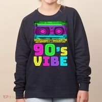 Retro Aesthetic Costume Party 90s Vibe Women's Sweatshirt thumb 0