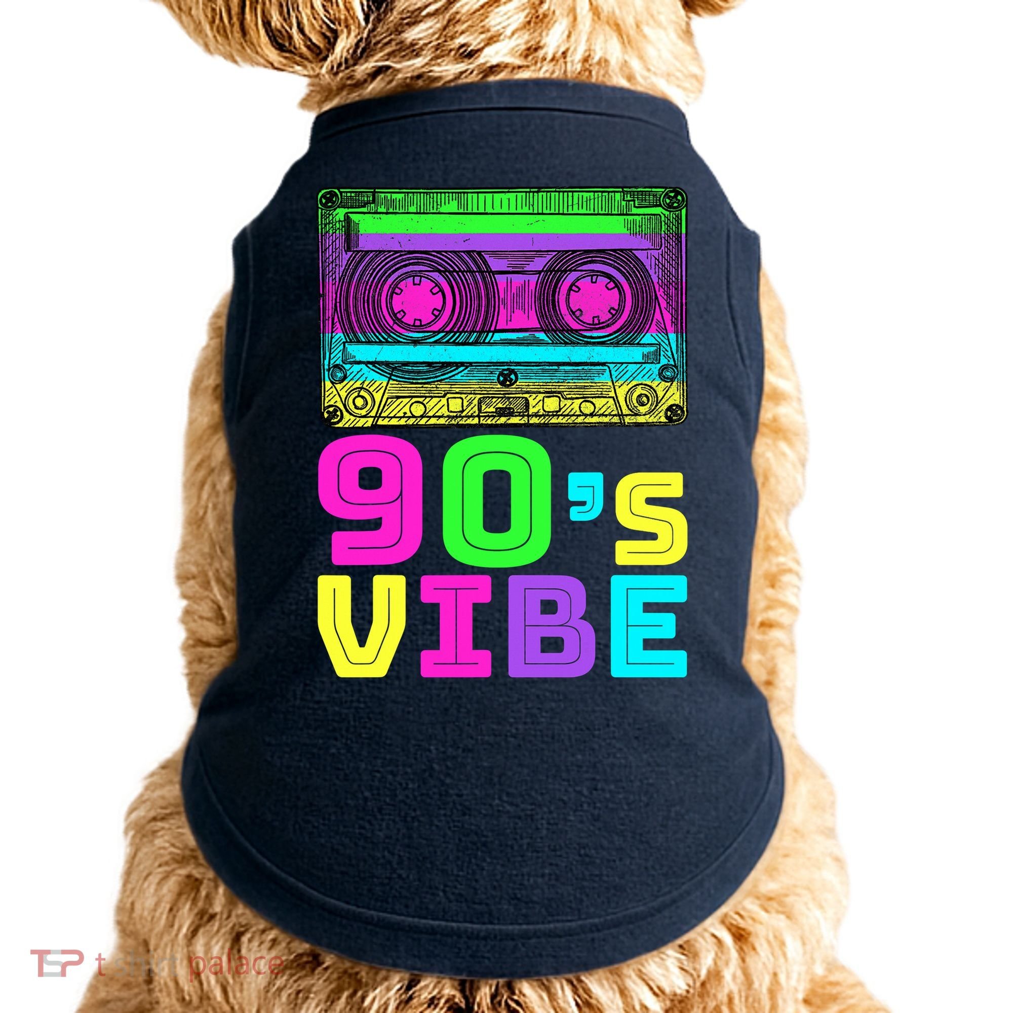 Retro Aesthetic Costume Party 90s Vibe Doggie Tank