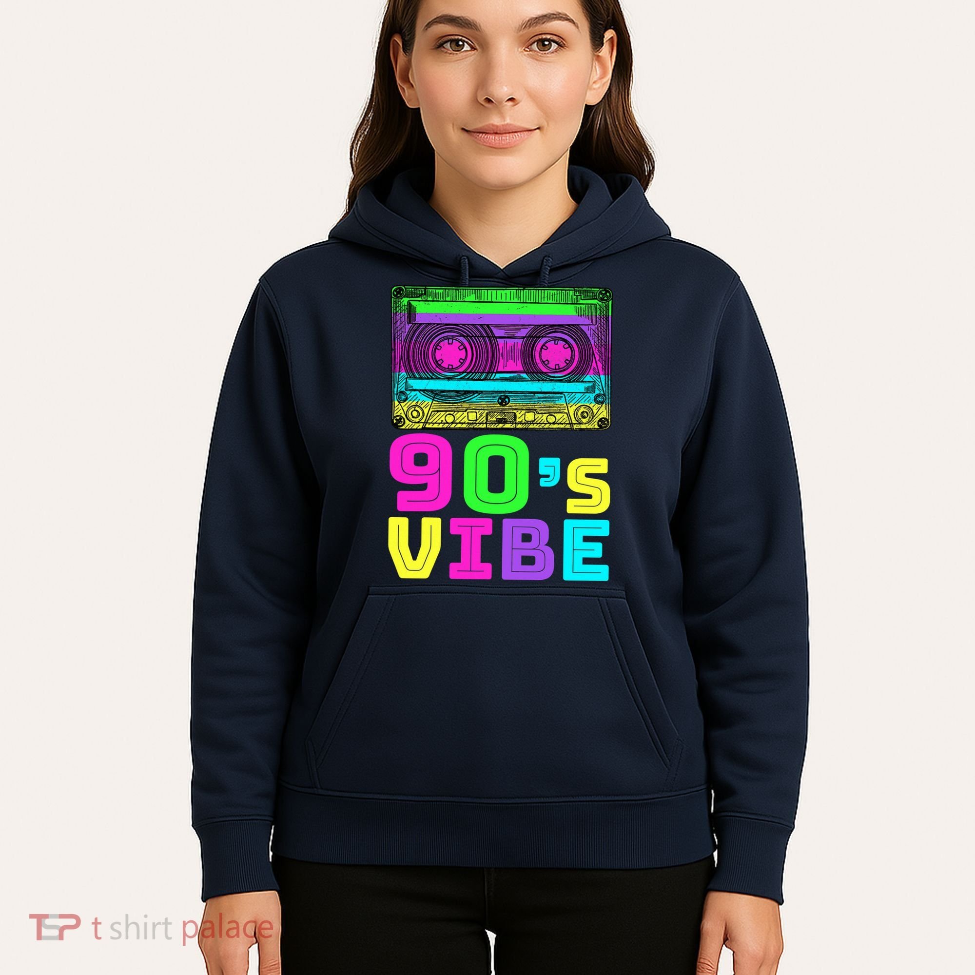 Retro Aesthetic Costume Party 90s Vibe Hoodie