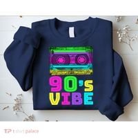 Retro Aesthetic Costume Party 90s Vibe Sweatshirt thumb 2