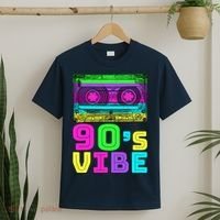 Retro Aesthetic Costume Party 90s Vibe T-Shirt thumb 2