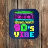 Retro Aesthetic Costume Party 90s Vibe Coaster thumb 0