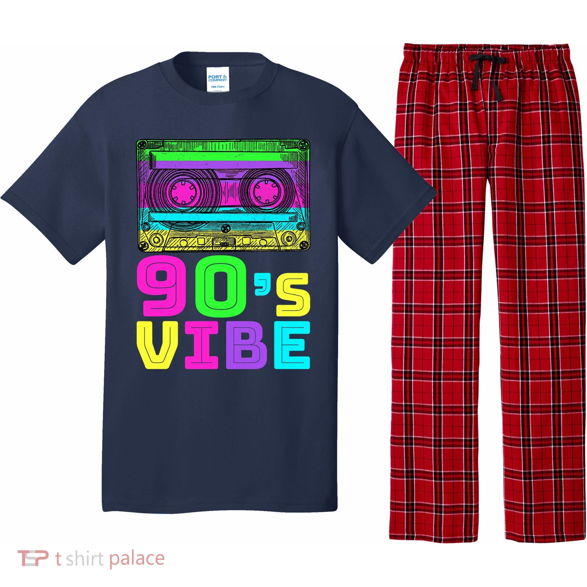 Retro Aesthetic Costume Party 90s Vibe Pajama Set