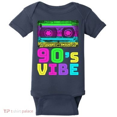 Retro Aesthetic Costume Party 90s Vibe Baby Bodysuit