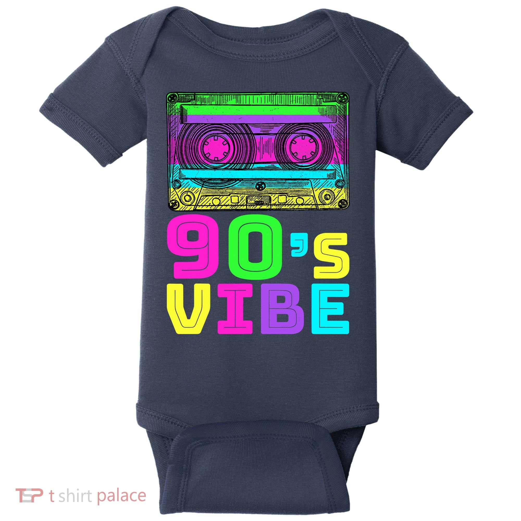 Retro Aesthetic Costume Party 90s Vibe Baby Bodysuit
