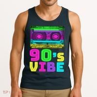 Retro Aesthetic Costume Party 90s Vibe Tank Top thumb 3
