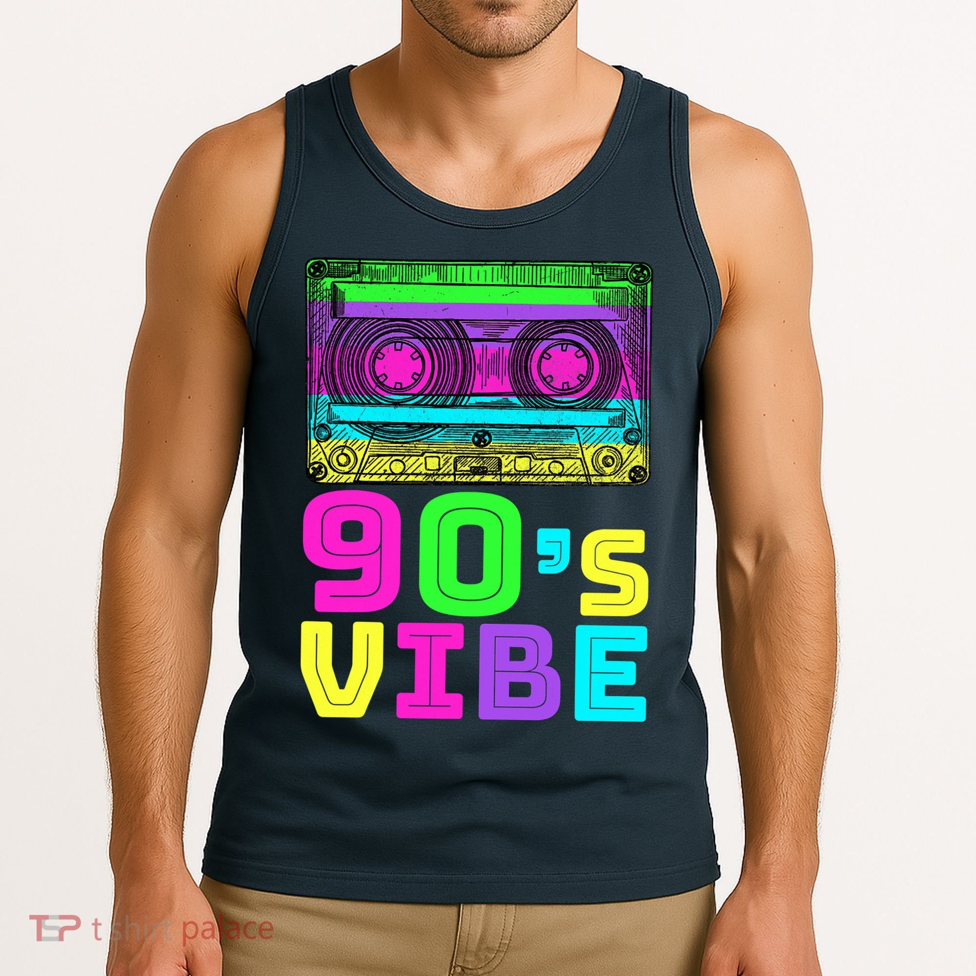 Retro Aesthetic Costume Party 90s Vibe Tank Top