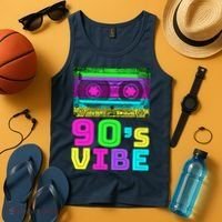 Retro Aesthetic Costume Party 90s Vibe Tank Top thumb 4