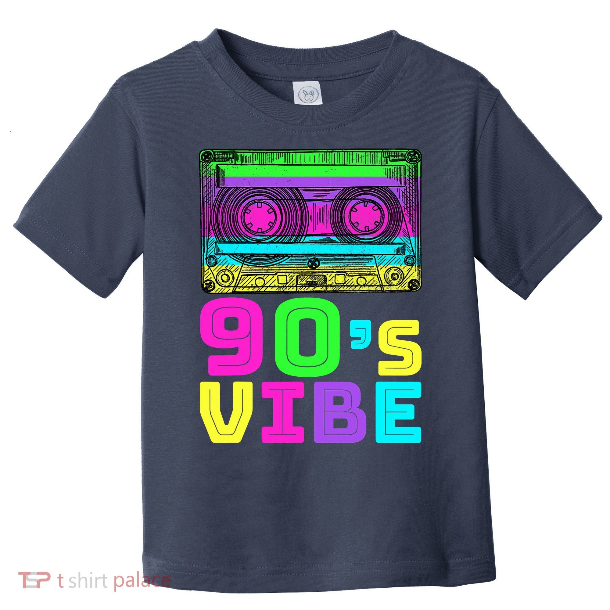 Retro Aesthetic Costume Party 90s Vibe Toddler T-Shirt