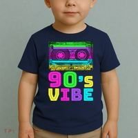 Retro Aesthetic Costume Party 90s Vibe Toddler T-Shirt thumb 2