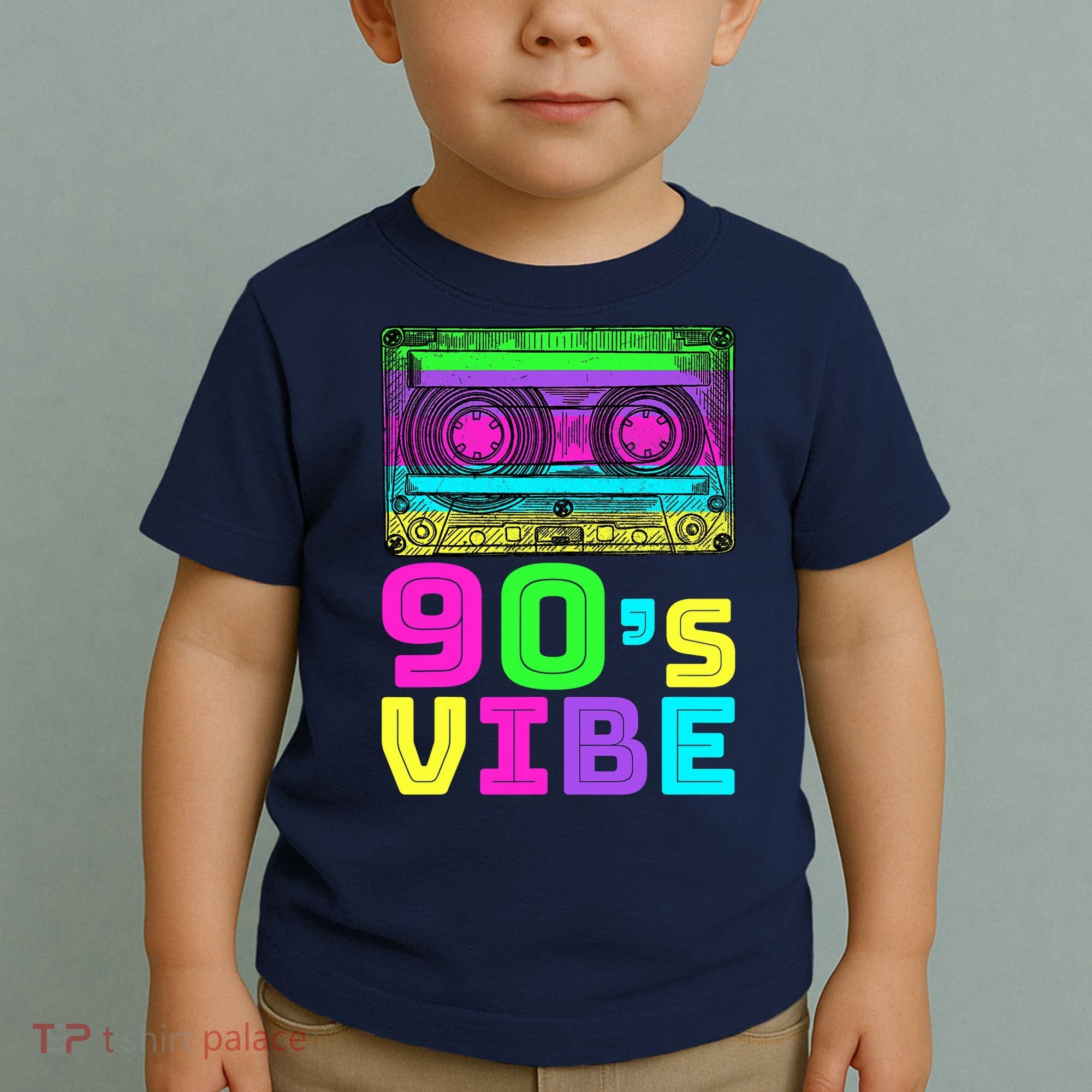 Retro Aesthetic Costume Party 90s Vibe Toddler T-Shirt