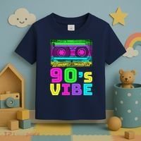 Retro Aesthetic Costume Party 90s Vibe Toddler T-Shirt thumb 3