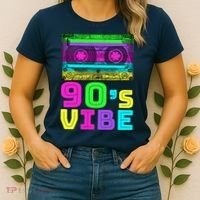 Retro Aesthetic Costume Party 90s Vibe Women's T-Shirt thumb 2
