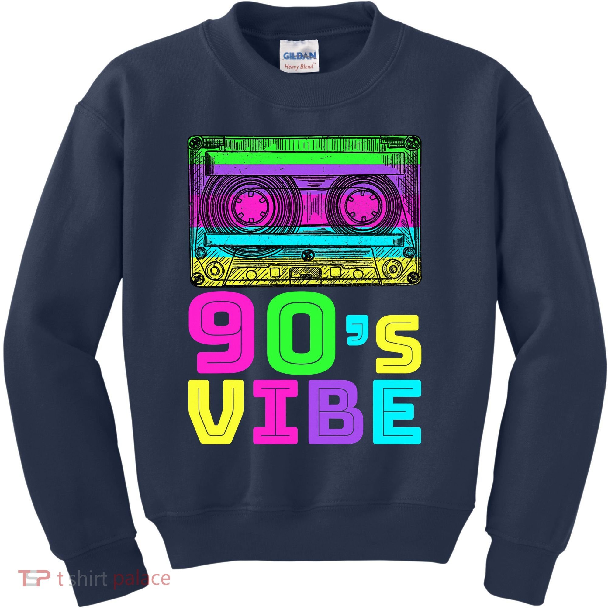 Retro Aesthetic Costume Party 90s Vibe Kids Sweatshirt