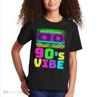 Retro Aesthetic Costume Party 90s Vibe Kids T-Shirt thumb 2