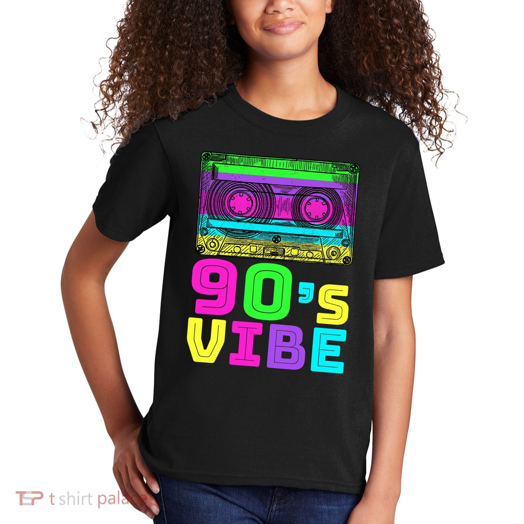 Retro Aesthetic Costume Party 90s Vibe Kids T-Shirt