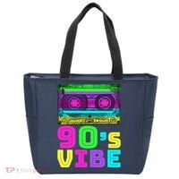 Retro Aesthetic Costume Party 90s Vibe Tote Bag thumb 0