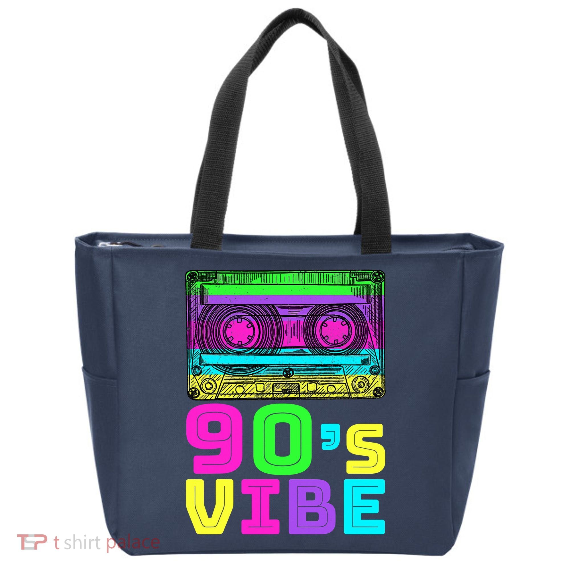 Retro Aesthetic Costume Party 90s Vibe Tote Bag