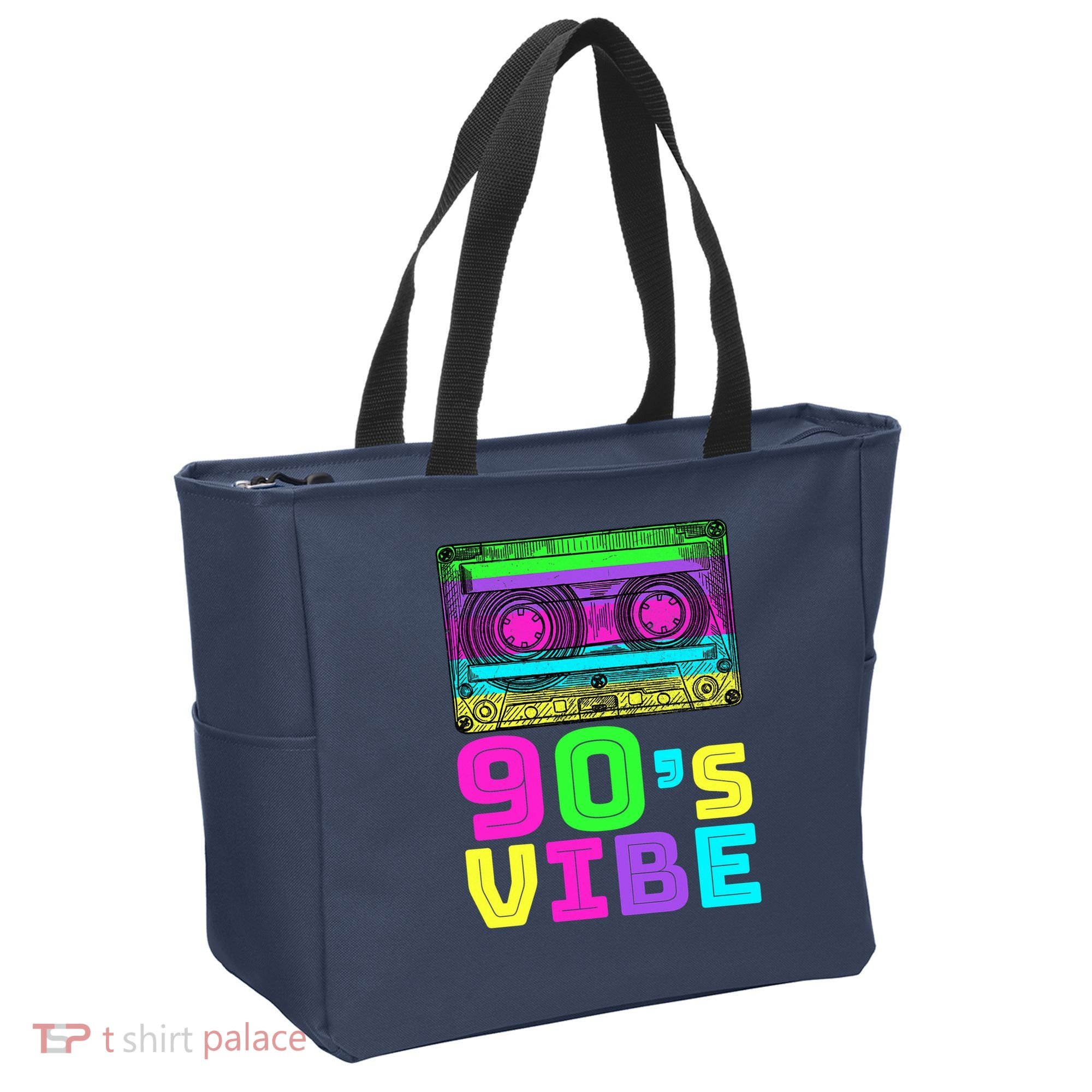 Retro Aesthetic Costume Party 90s Vibe Tote Bag