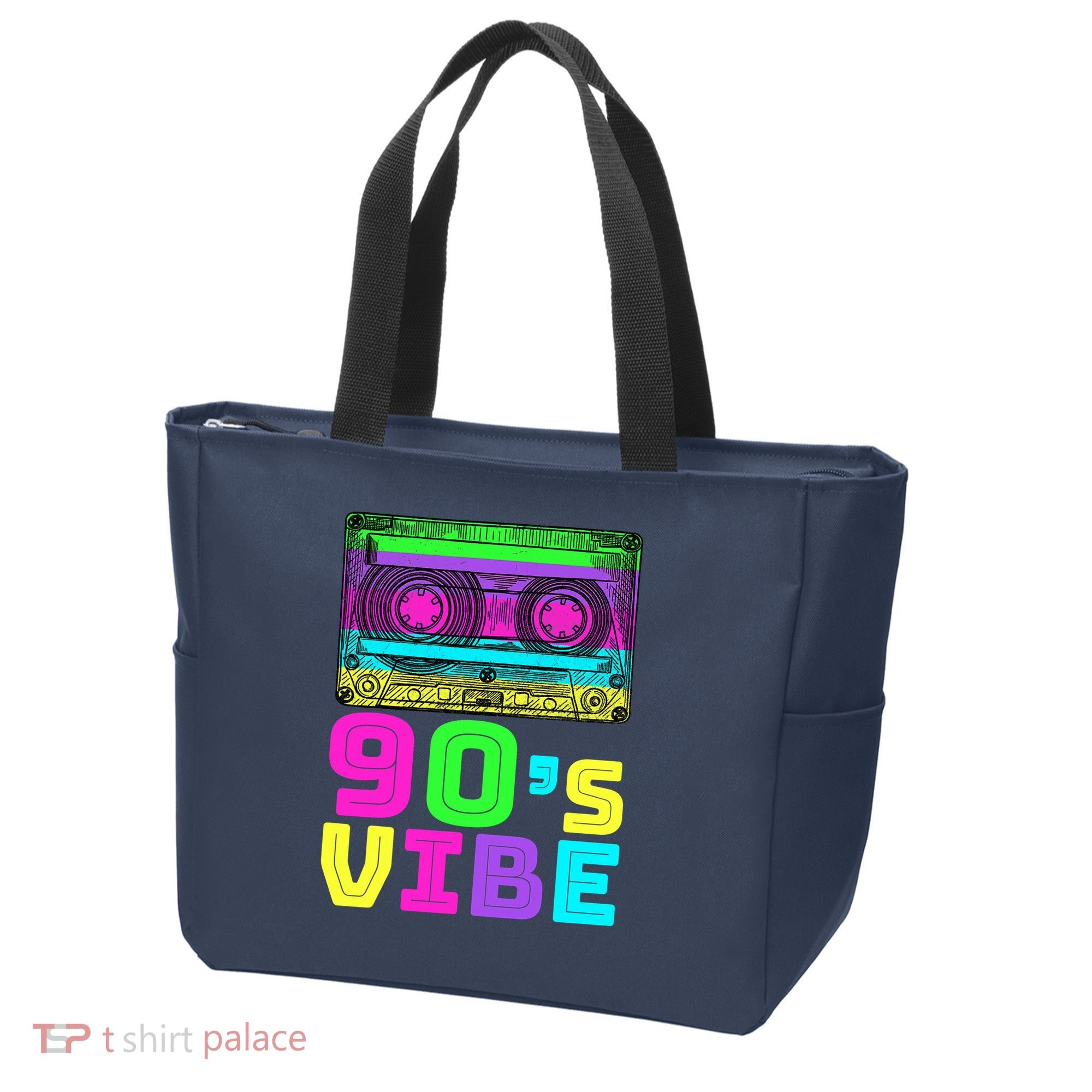 Retro Aesthetic Costume Party 90s Vibe Tote Bag
