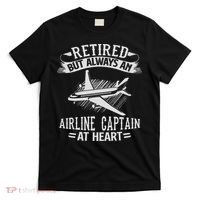 Retired Airline Captain Pilot Retirement Gift T-Shirt thumb 0