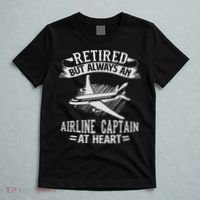 Retired Airline Captain Pilot Retirement Gift T-Shirt thumb 5