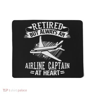 Retired Airline Captain Pilot Retirement Gift Mousepad