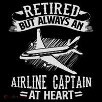 Retired Airline Captain Pilot Retirement Gift Mousepad thumb 1