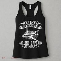 Retired Airline Captain Pilot Retirement Gift Women's Tank Top thumb 3
