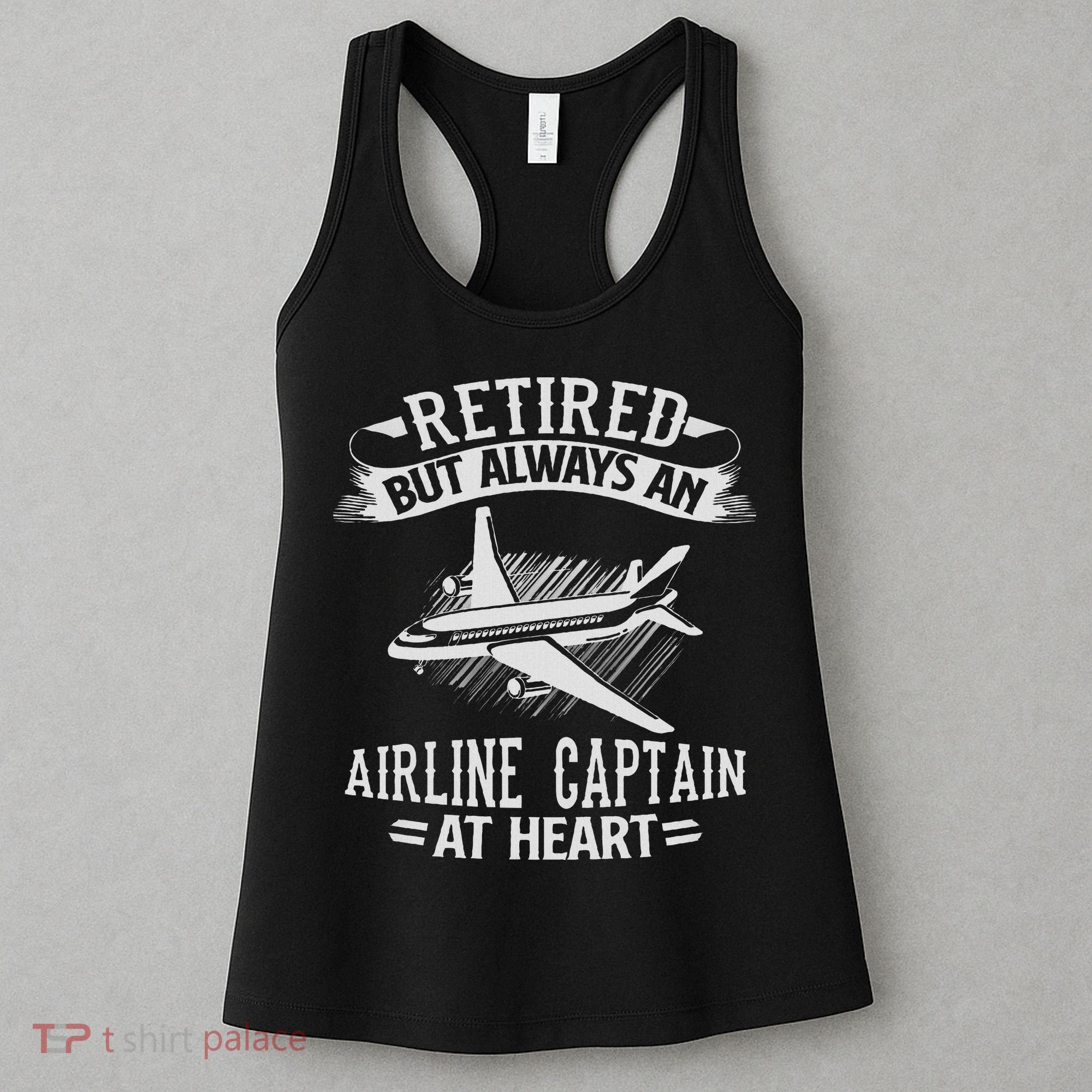 Retired Airline Captain Pilot Retirement Gift Women's Tank Top