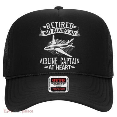 Retired Airline Captain Pilot Retirement Gift Hat