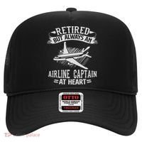 Retired Airline Captain Pilot Retirement Gift Hat thumb 0