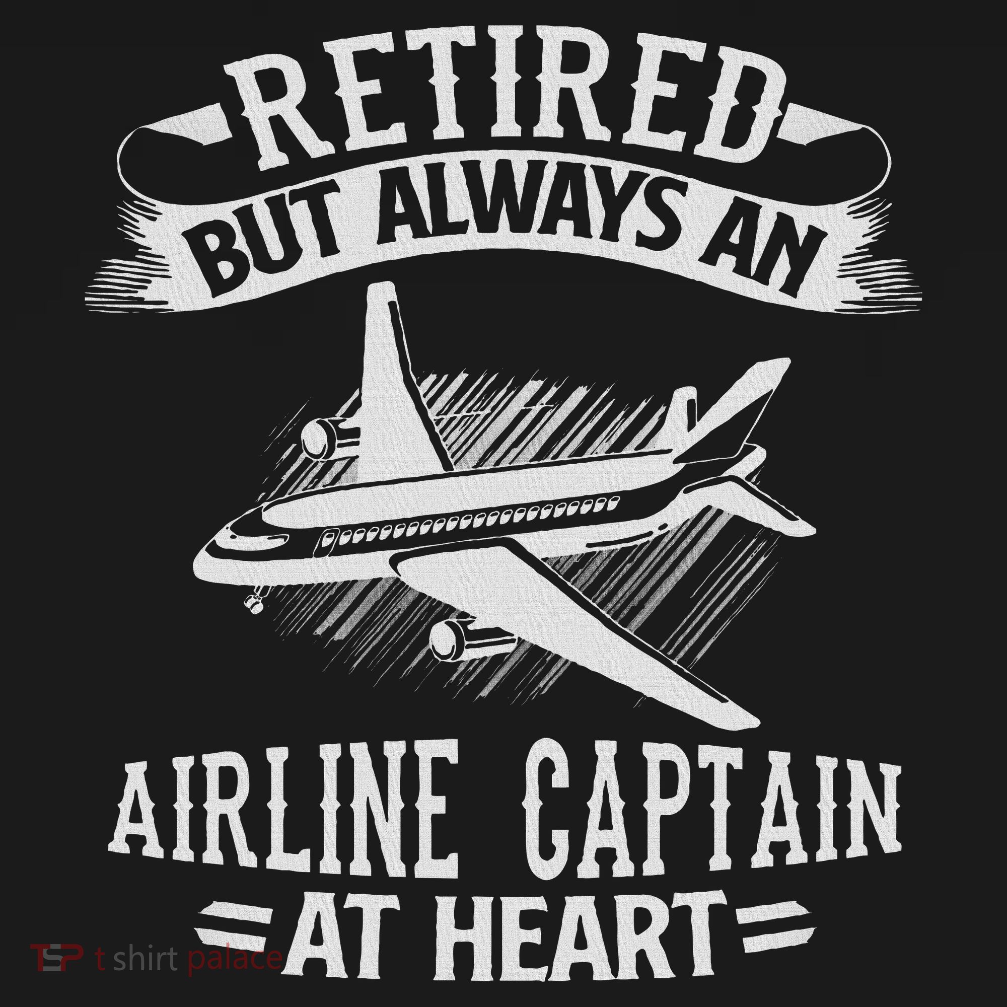 Retired Airline Captain Pilot Retirement Gift Toddler T-Shirt
