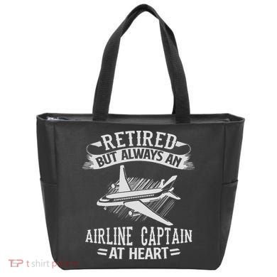 Retired Airline Captain Pilot Retirement Gift Tote Bag