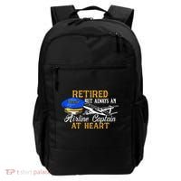 Retired Airline Captain Pilot Retirement Gift Backpack thumb 0