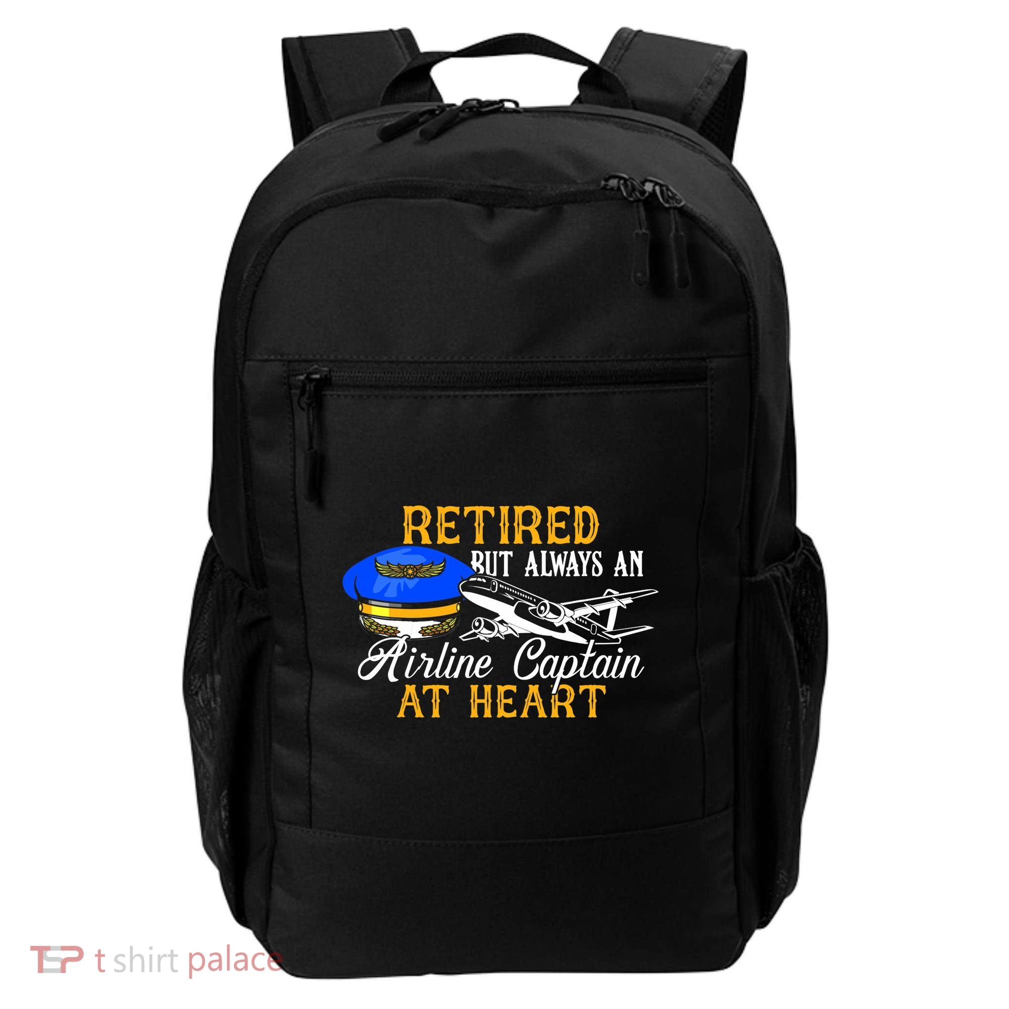 Retired Airline Captain Pilot Retirement Gift Backpack