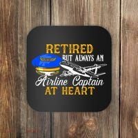 Retired Airline Captain Pilot Retirement Gift Coaster thumb 0
