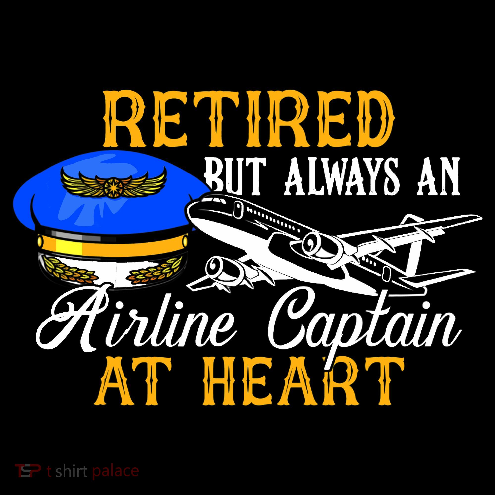 Retired Airline Captain Pilot Retirement Gift Coaster