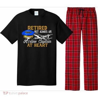 Retired Airline Captain Pilot Retirement Gift Pajama Set