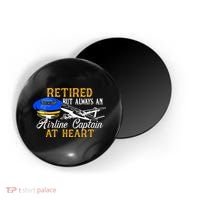 Retired Airline Captain Pilot Retirement Gift Magnet thumb 0