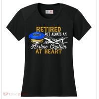 Retired Airline Captain Pilot Retirement Gift Women's Cooling Performance Crew T-Shirt thumb 0