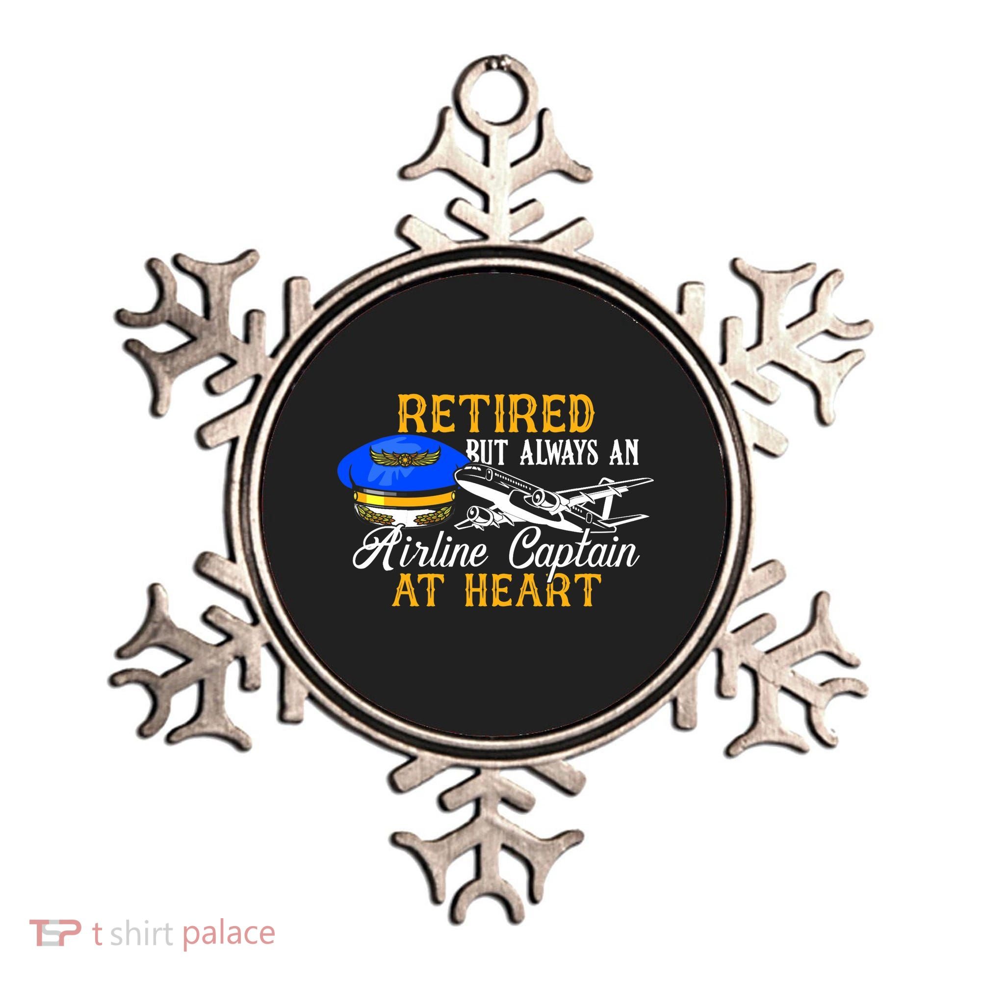 Retired Airline Captain Pilot Retirement Gift Ornament