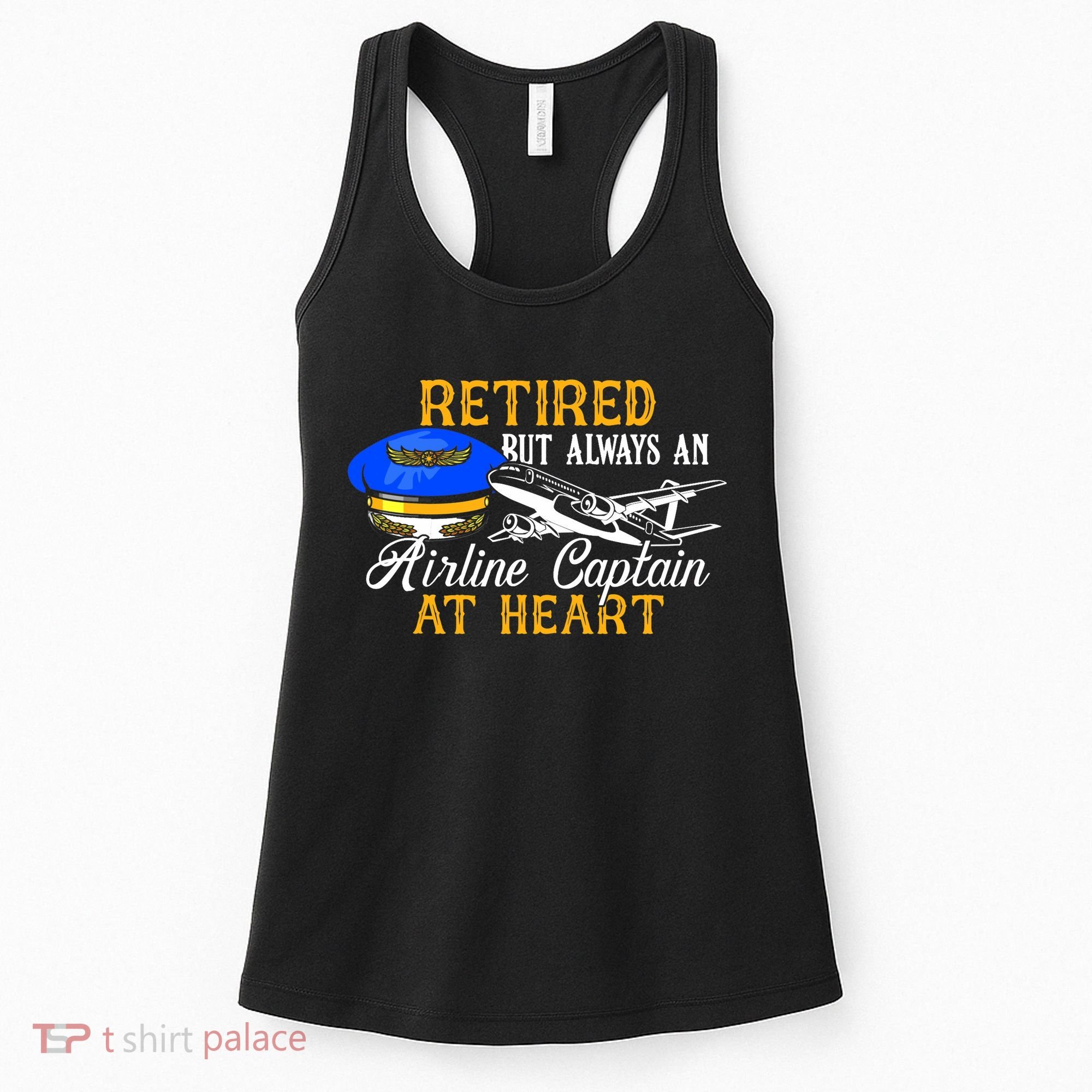 Retired Airline Captain Pilot Retirement Gift Women's Tank Top