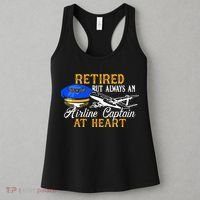 Retired Airline Captain Pilot Retirement Gift Women's Tank Top thumb 3