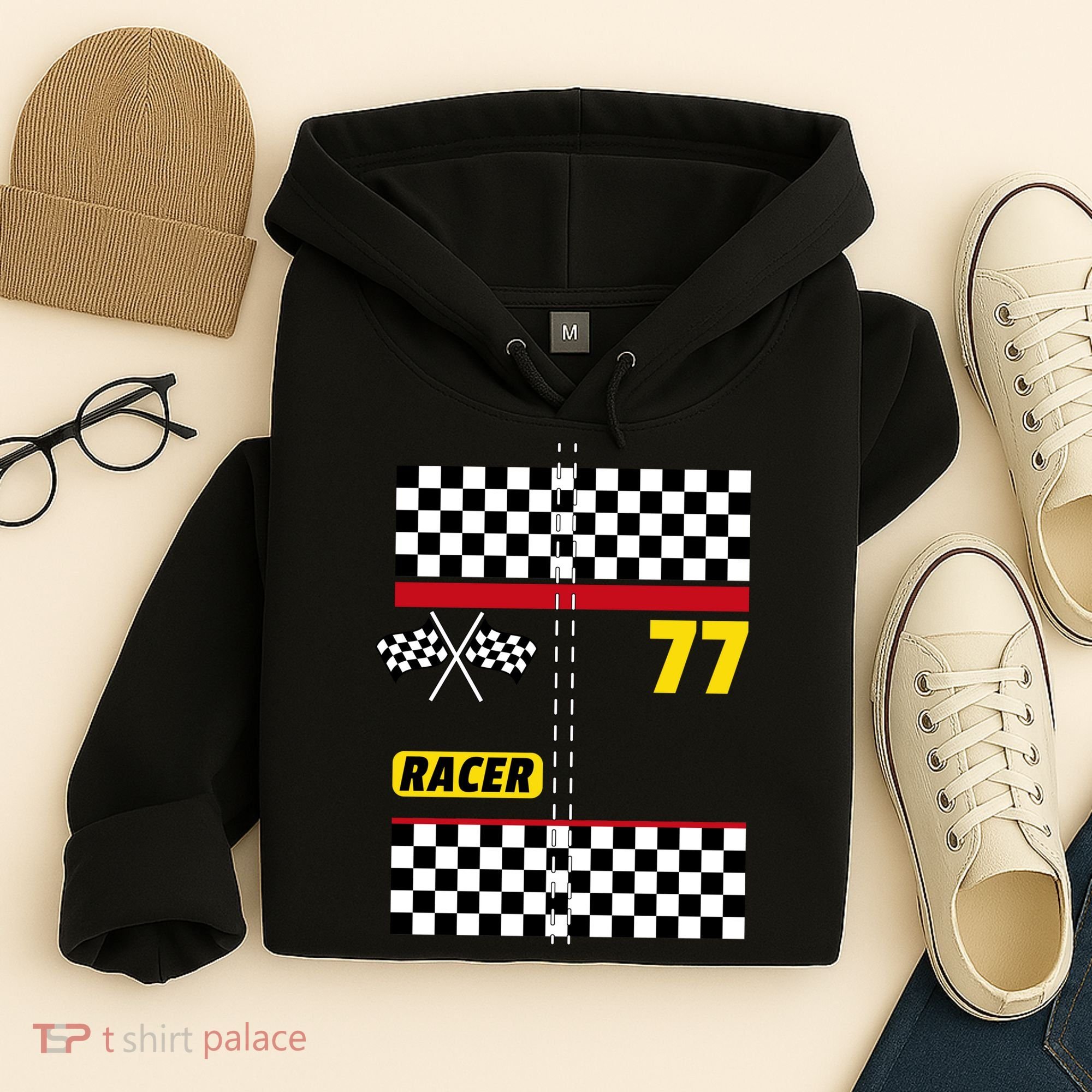 Race Car Driver Costume For Halloween Hoodie