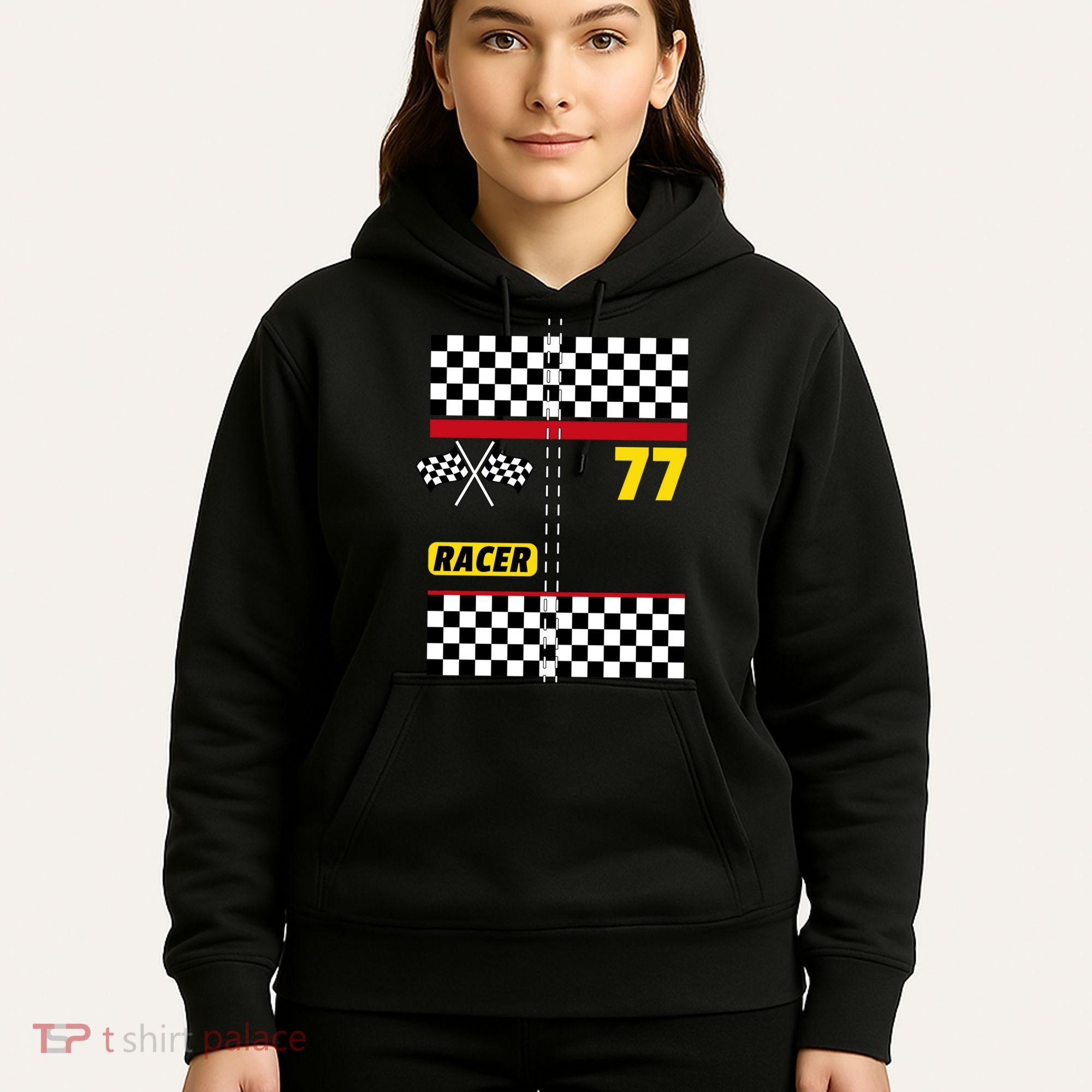 Race Car Driver Costume For Halloween Hoodie