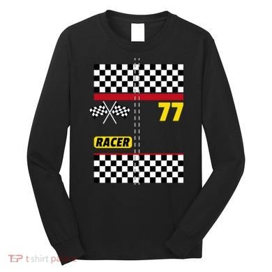 Race Car Driver Costume For Halloween Long Sleeve Shirt