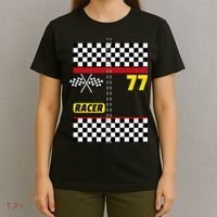 Race Car Driver Costume For Halloween T-Shirt thumb 4